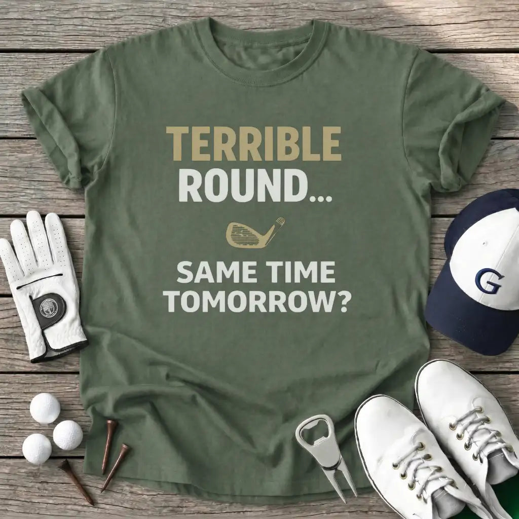 Military Green / S Terrible Round Same T-Shirt