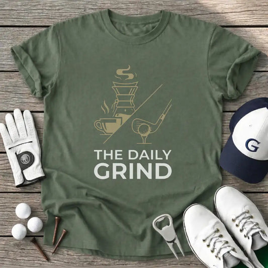 The Daily Grind T-Shirt in Military Green