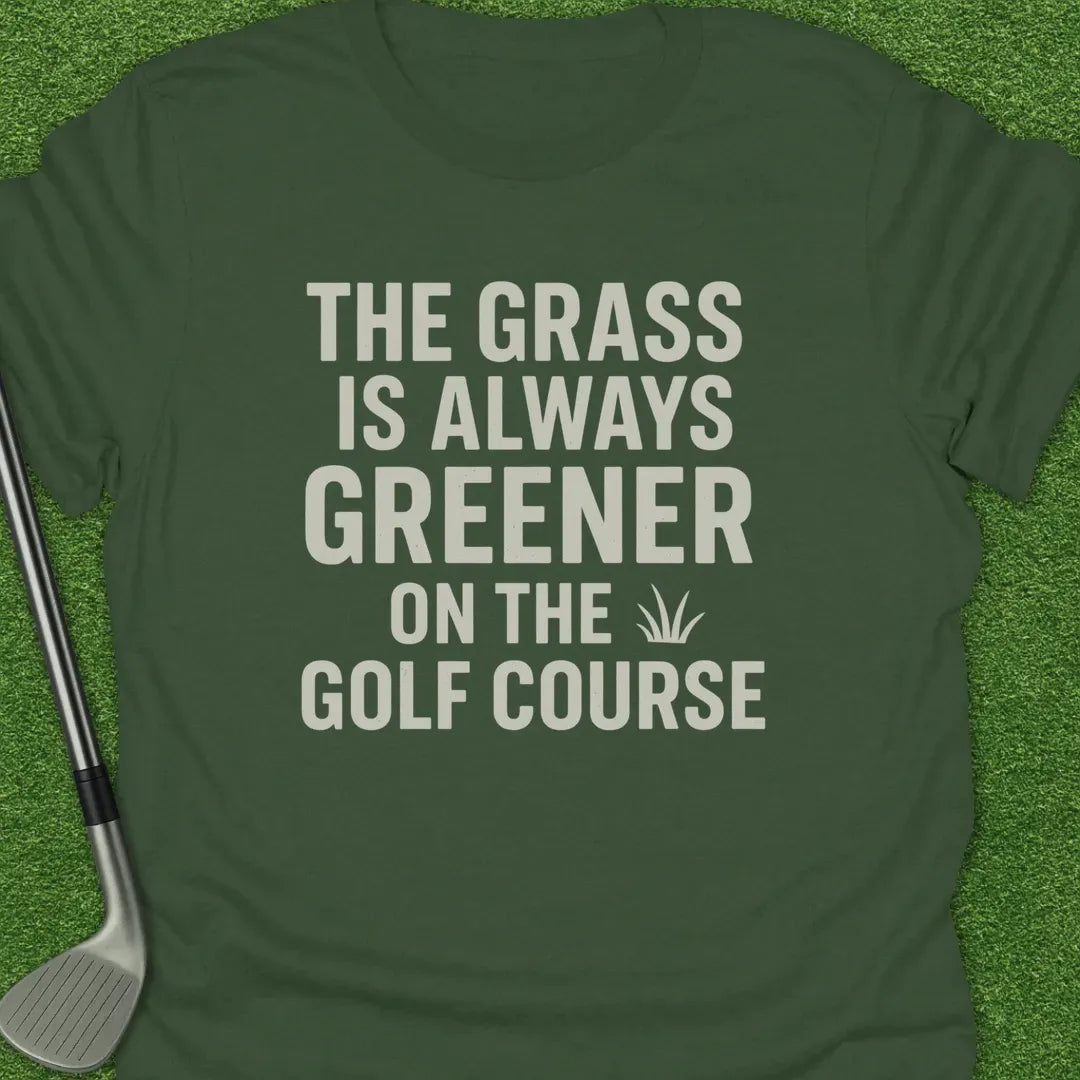 Military Green / S The Grass Always T-Shirt