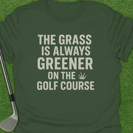 Military Green / S The Grass Always T-Shirt