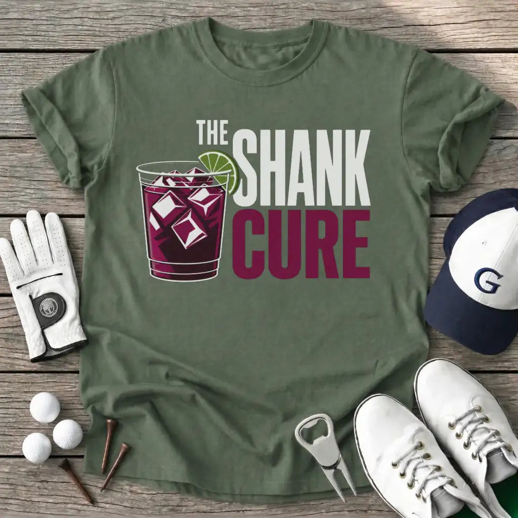 The Shank Cure T-Shirt in Military Green