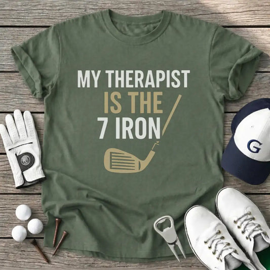 Military Green / S Therapist The Iron T-Shirt