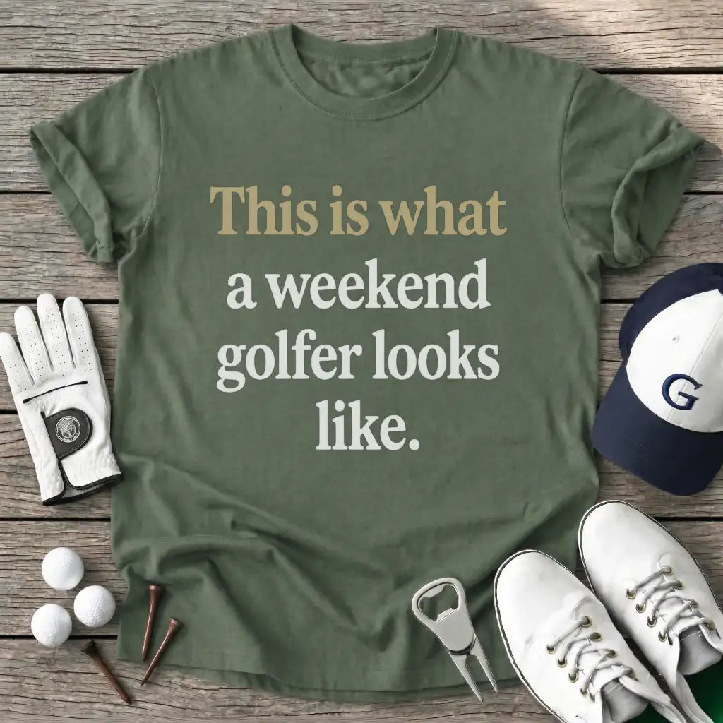 Military Green / S This What Weekend T-Shirt