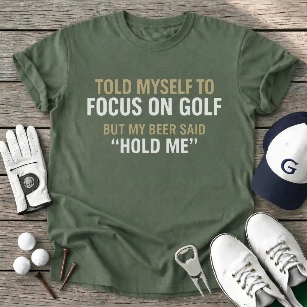 Military Green / S Told Myself Focus T-Shirt