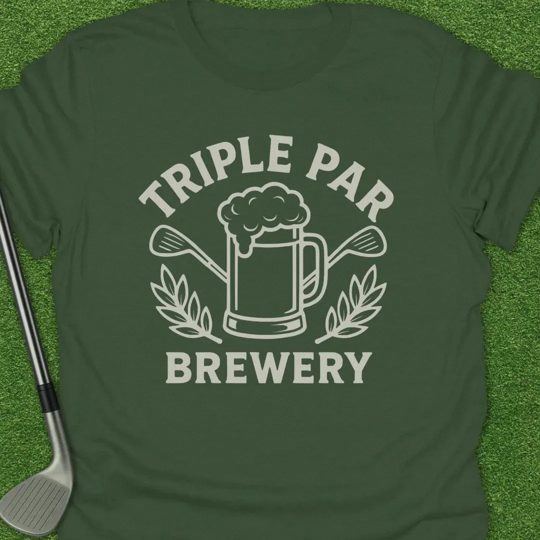 Military Green / S Triple Par Brewery T-Shirt