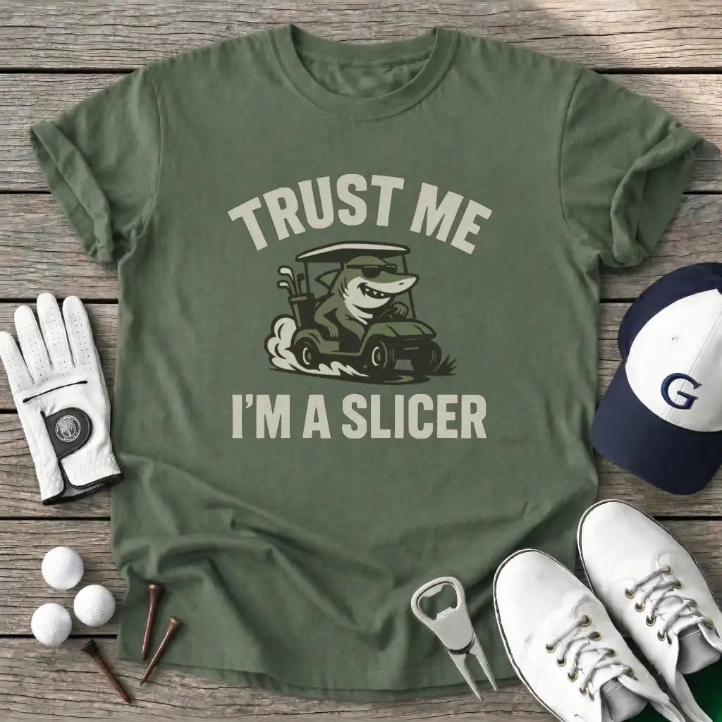 Military Green / S Trust Slicer T-Shirt
