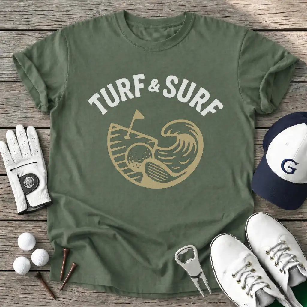 Military Green / S Turf Surf T-Shirt