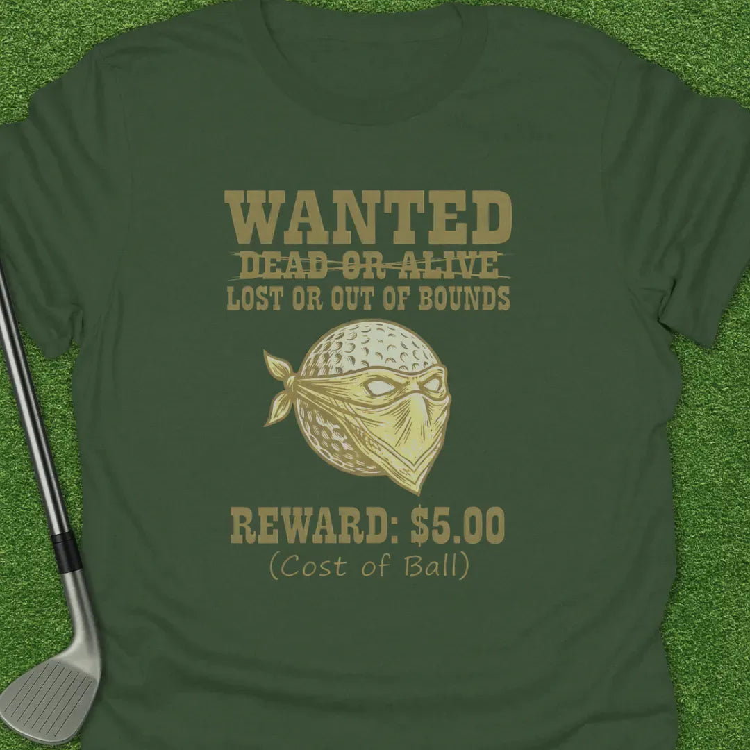 Military Green / S Wanted Dead Alive T-Shirt