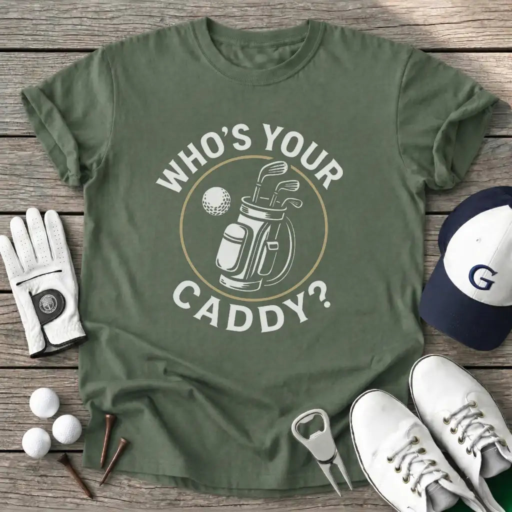 Military Green / S Whos Your Caddy T-Shirt