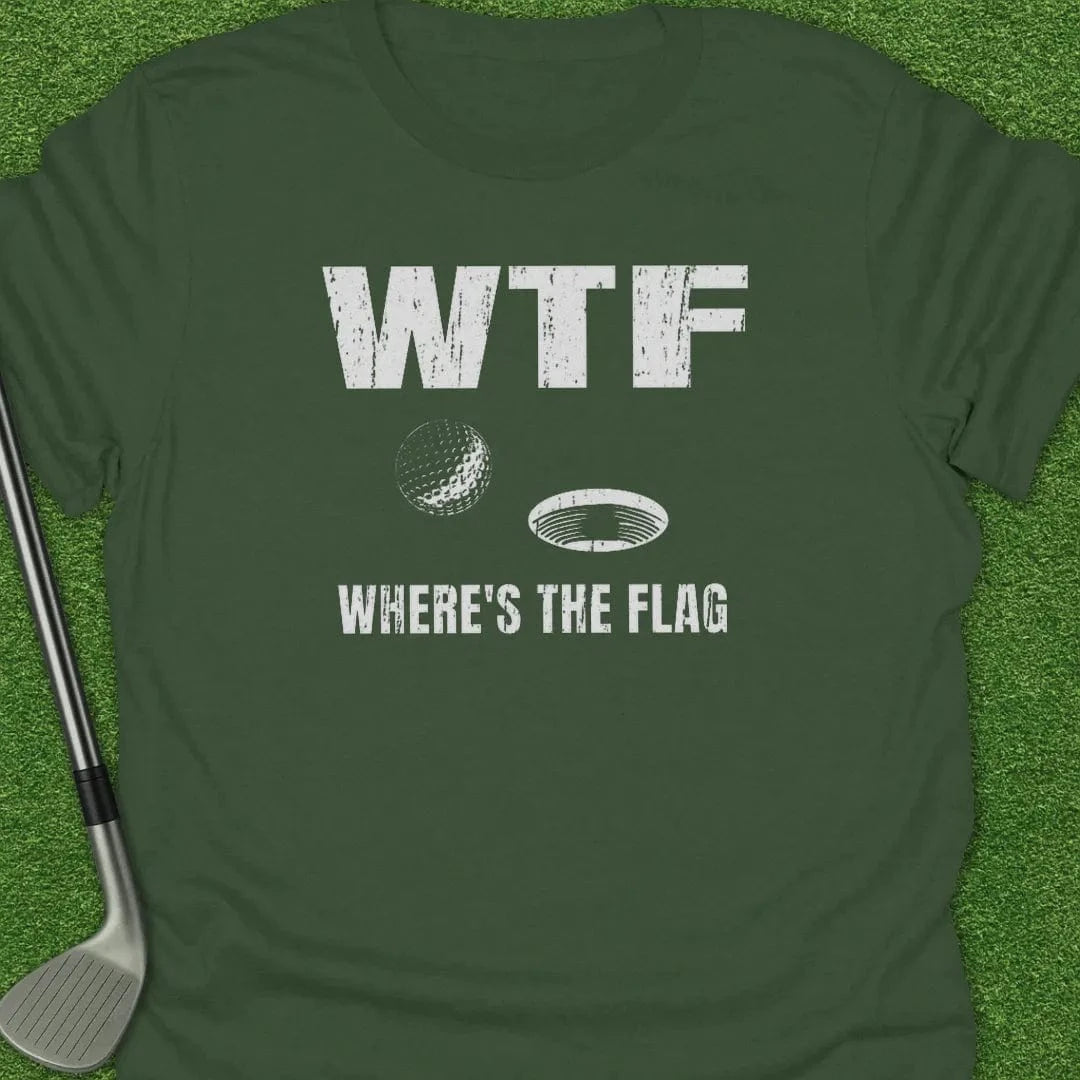 Military Green / S Wtf Wheres The Flag T-Shirt