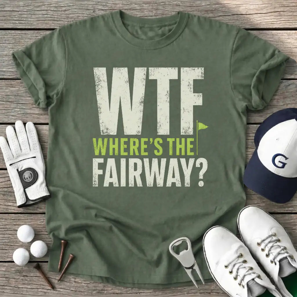 Military Green / S Wtf Wheres The T-Shirt