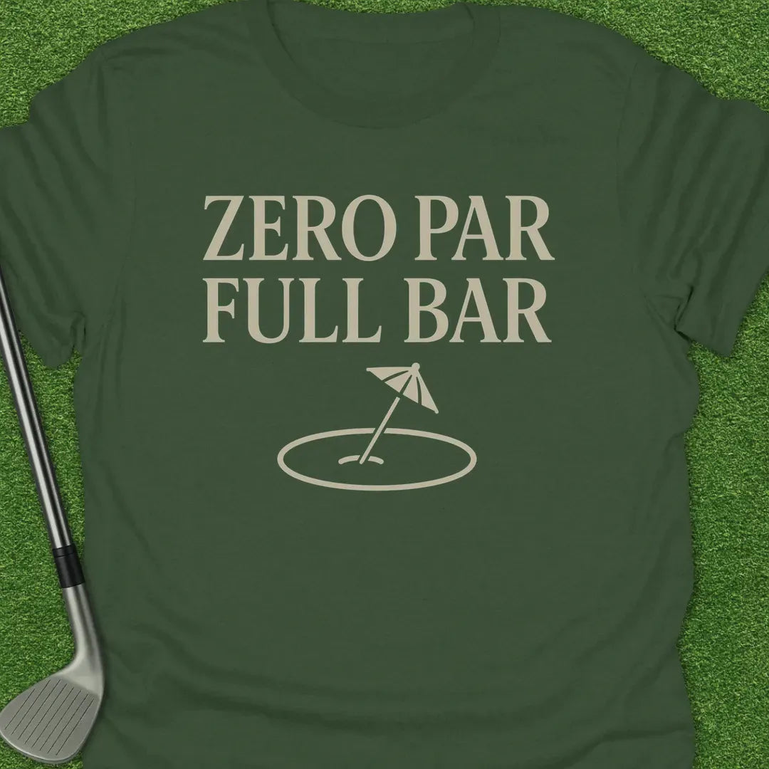 Military Green / S Zero Par Full Bar T-Shirt