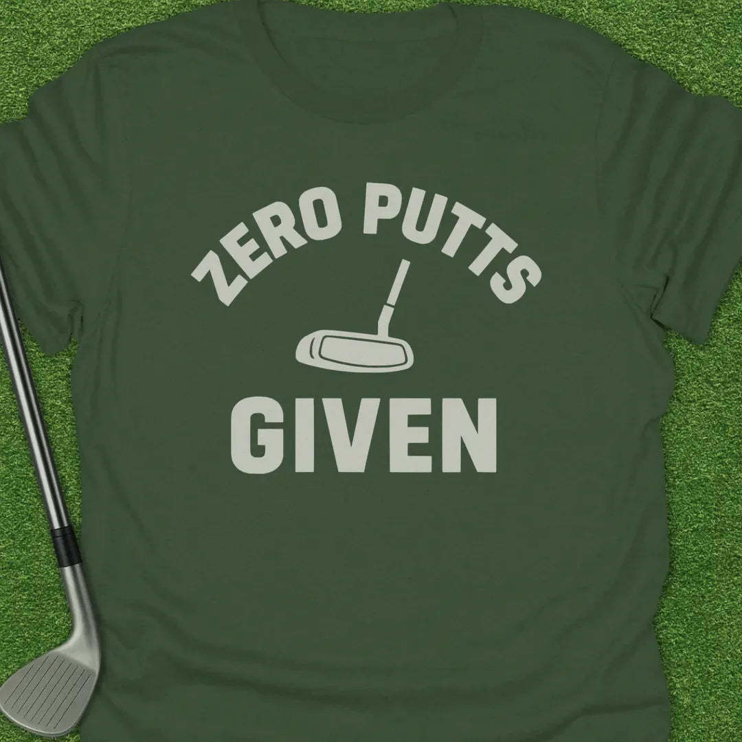 Military Green / S Zero Putts Given T-Shirt