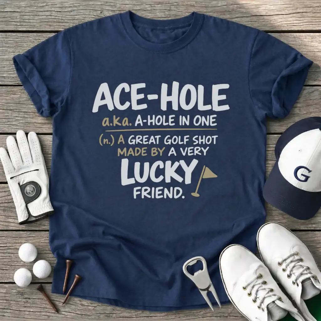Navy / S Acehole Aka Ahole T-Shirt