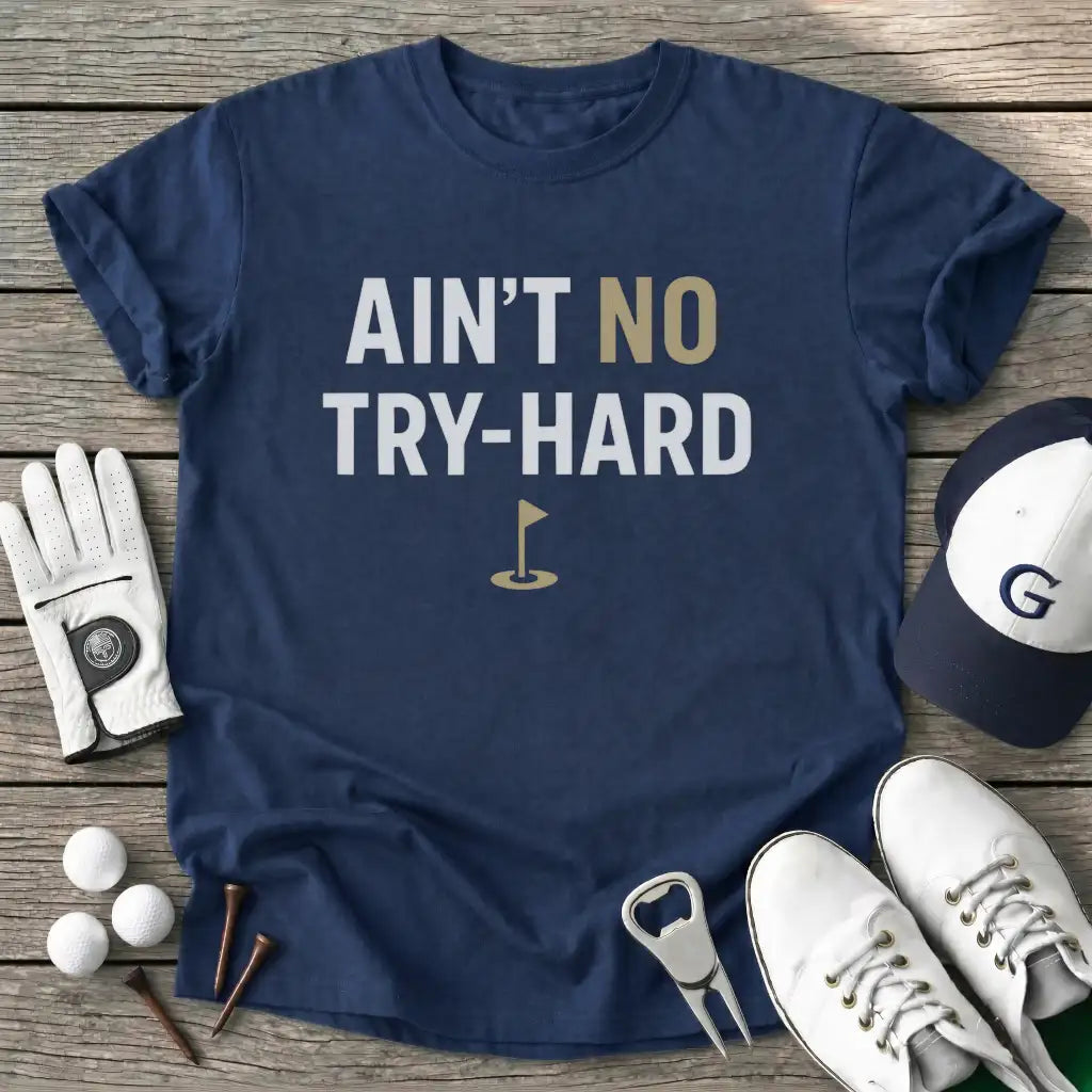 Navy / S Aint Tryhard T-Shirt