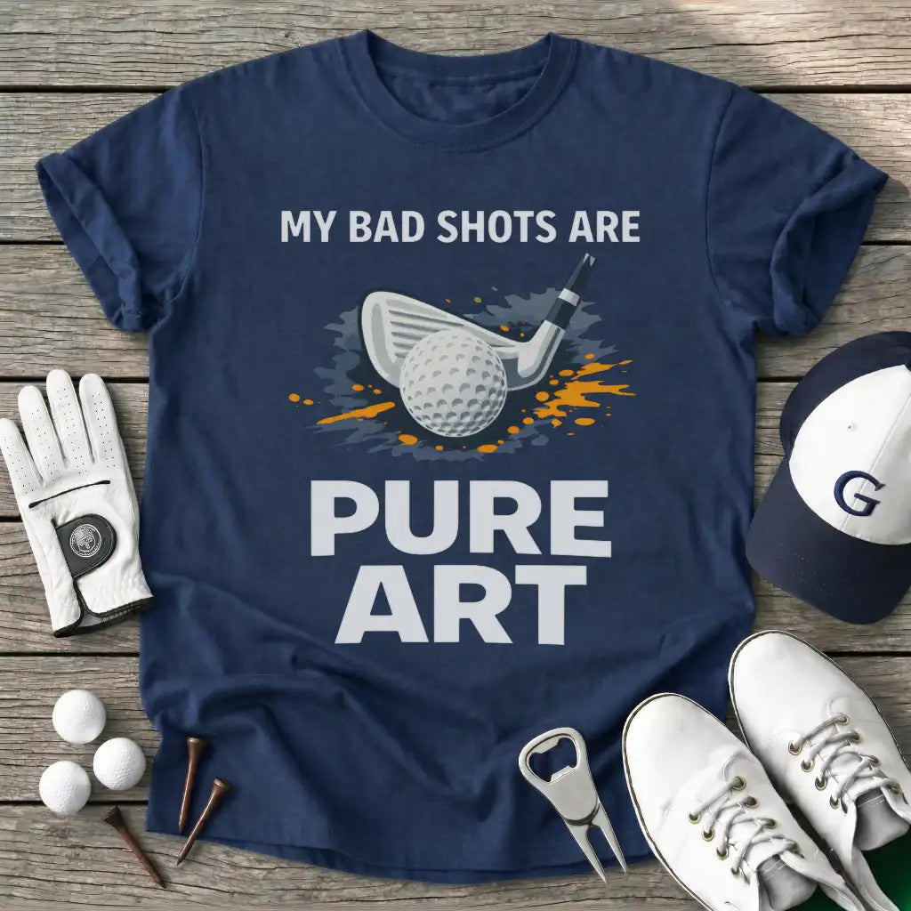 Bad Shots Are Pure T-Shirt in Navy