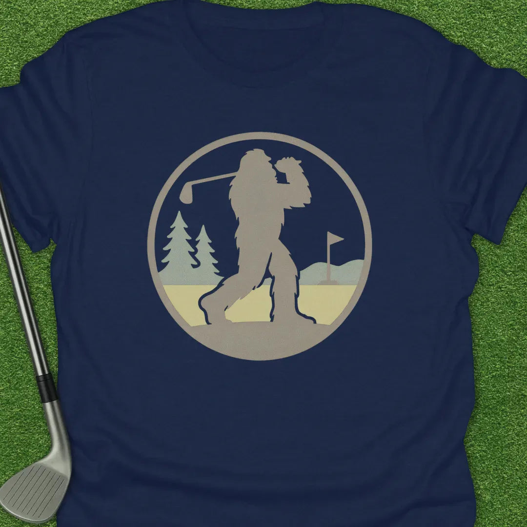 Navy / S Bigfoot Golfing T-Shirt