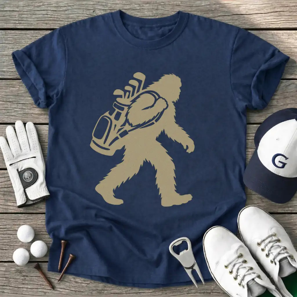 Navy / S Bigfoot Silhouette T-Shirt