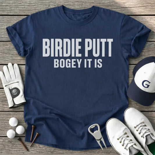 Birdie Putt Bogey T-Shirt in Navy