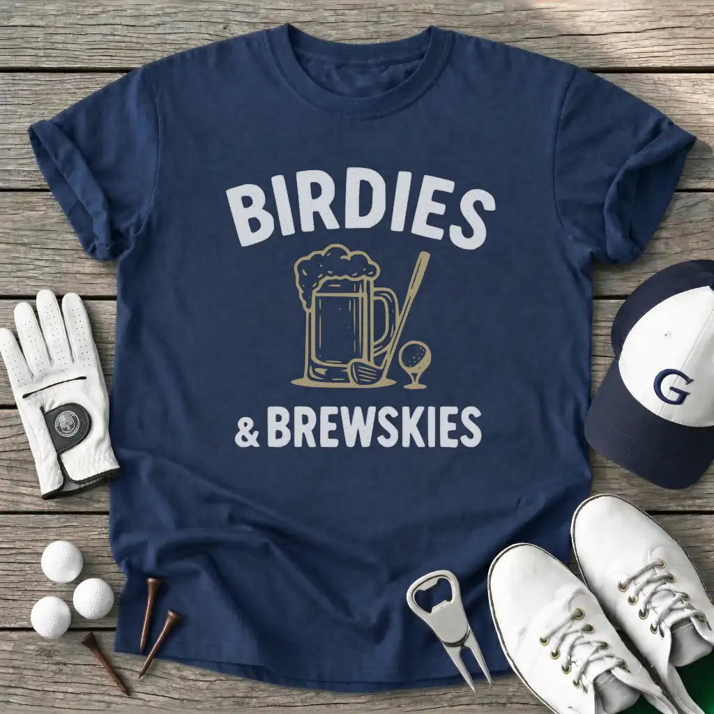 Navy / S Birdies Brewskies T-Shirt