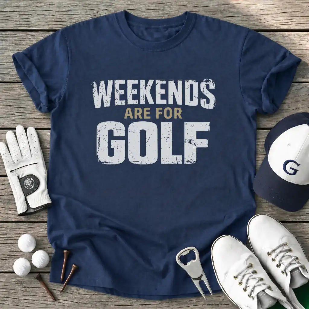Bold Weekends Are T-Shirt in Navy
