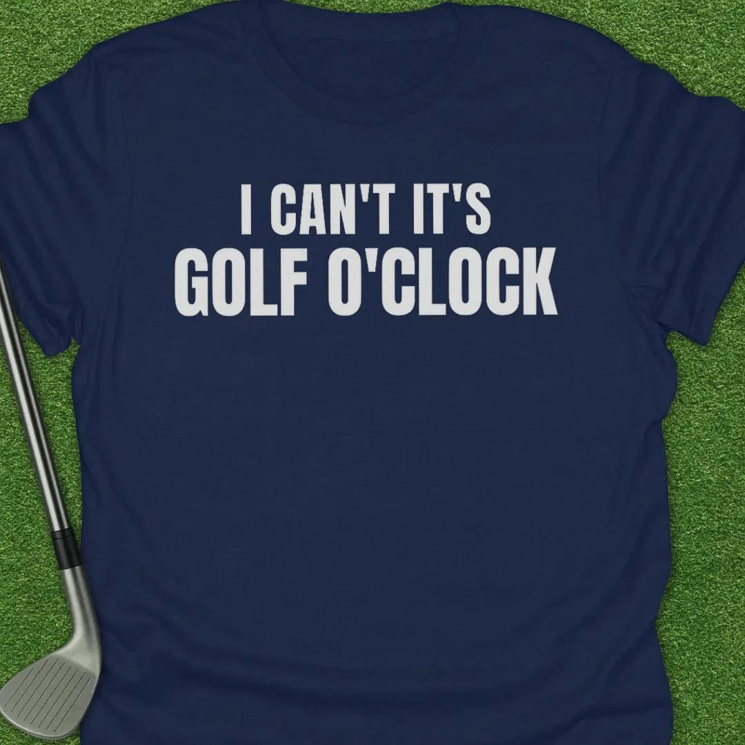 Navy / S Cant Its Golf Oclock T-Shirt