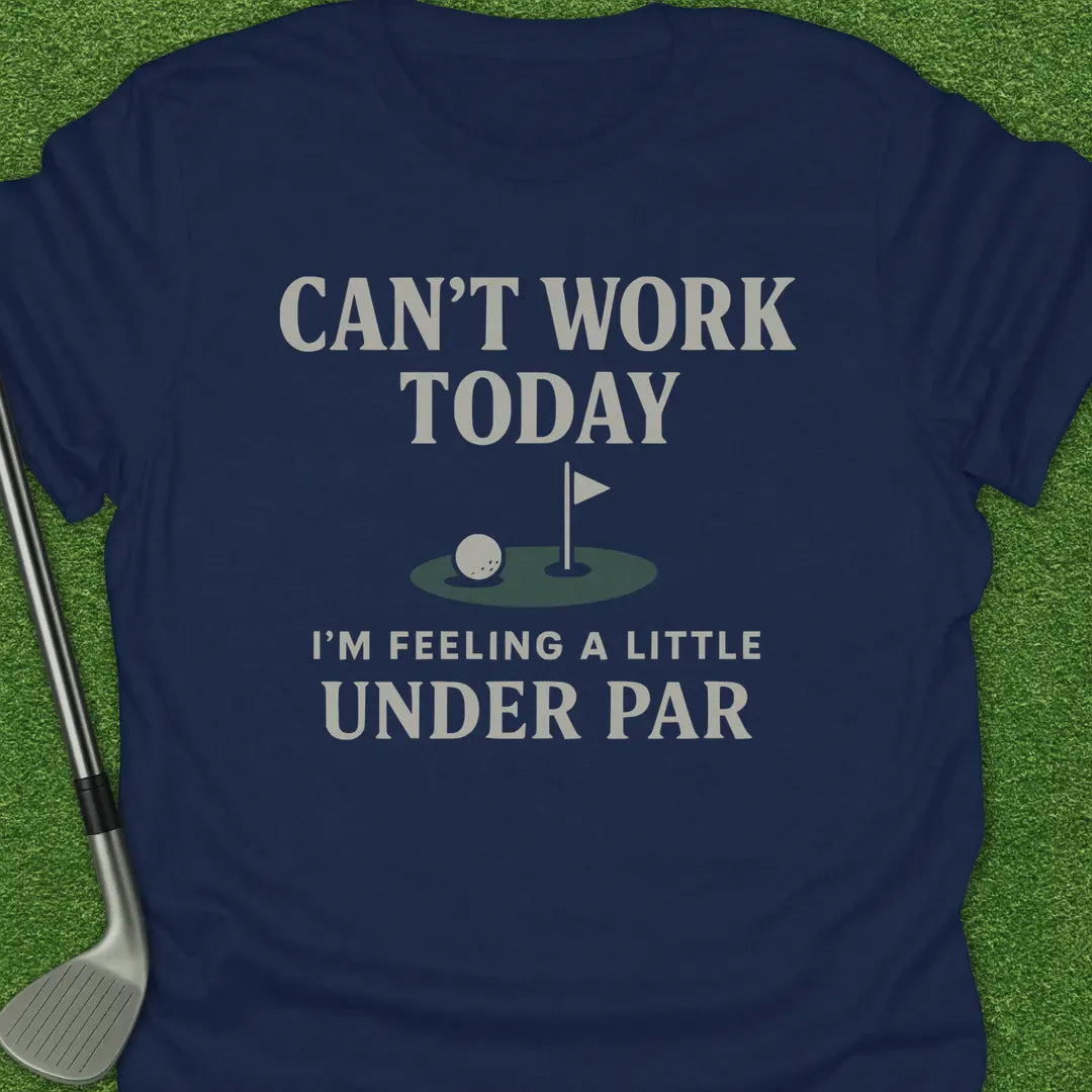 Navy / S Cant Work Today T-Shirt