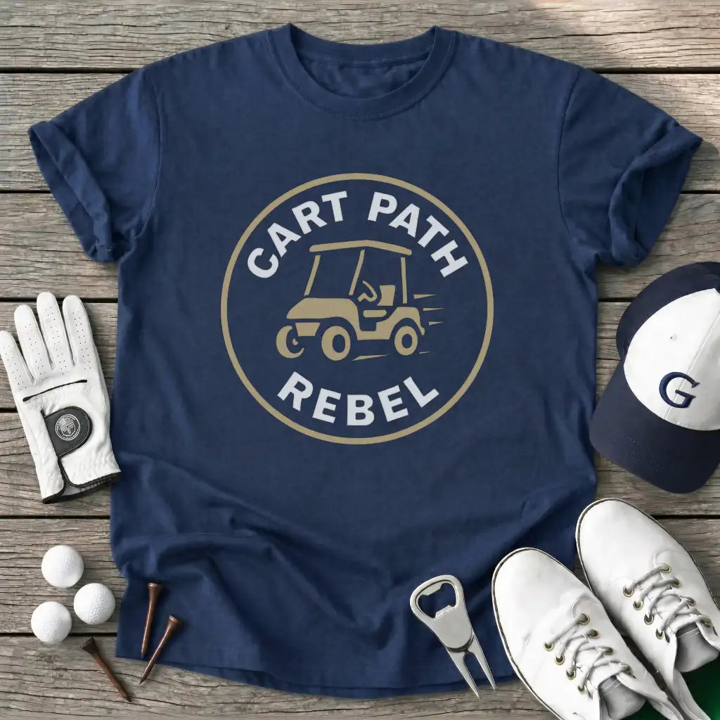 Navy / S Cart Path Rebel T-Shirt