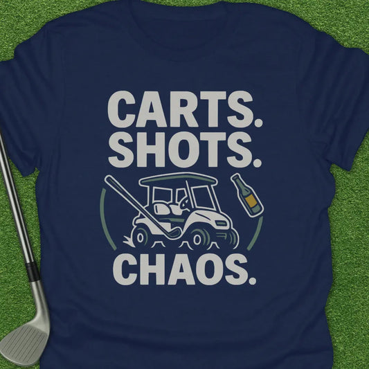 Navy / S Carts Shots Chaos T-Shirt