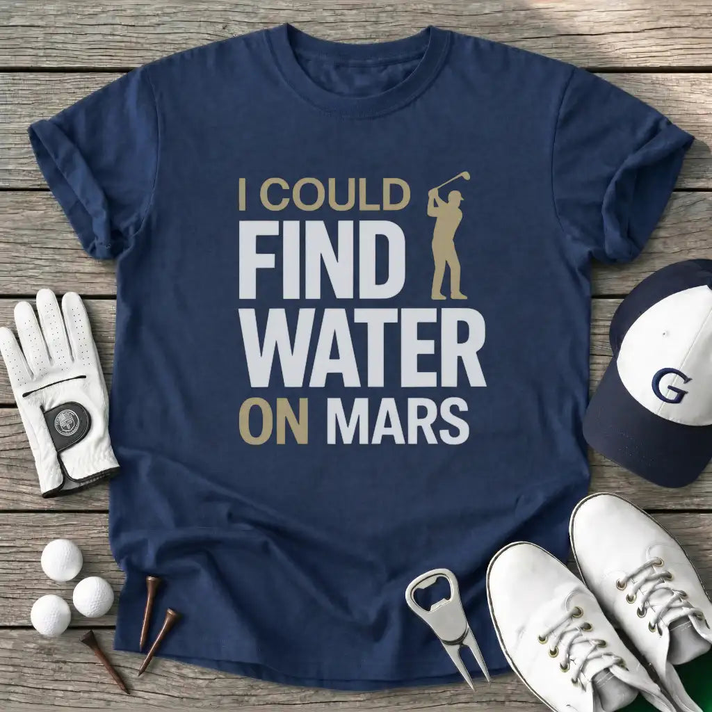 Navy / S Could Find Water T-Shirt