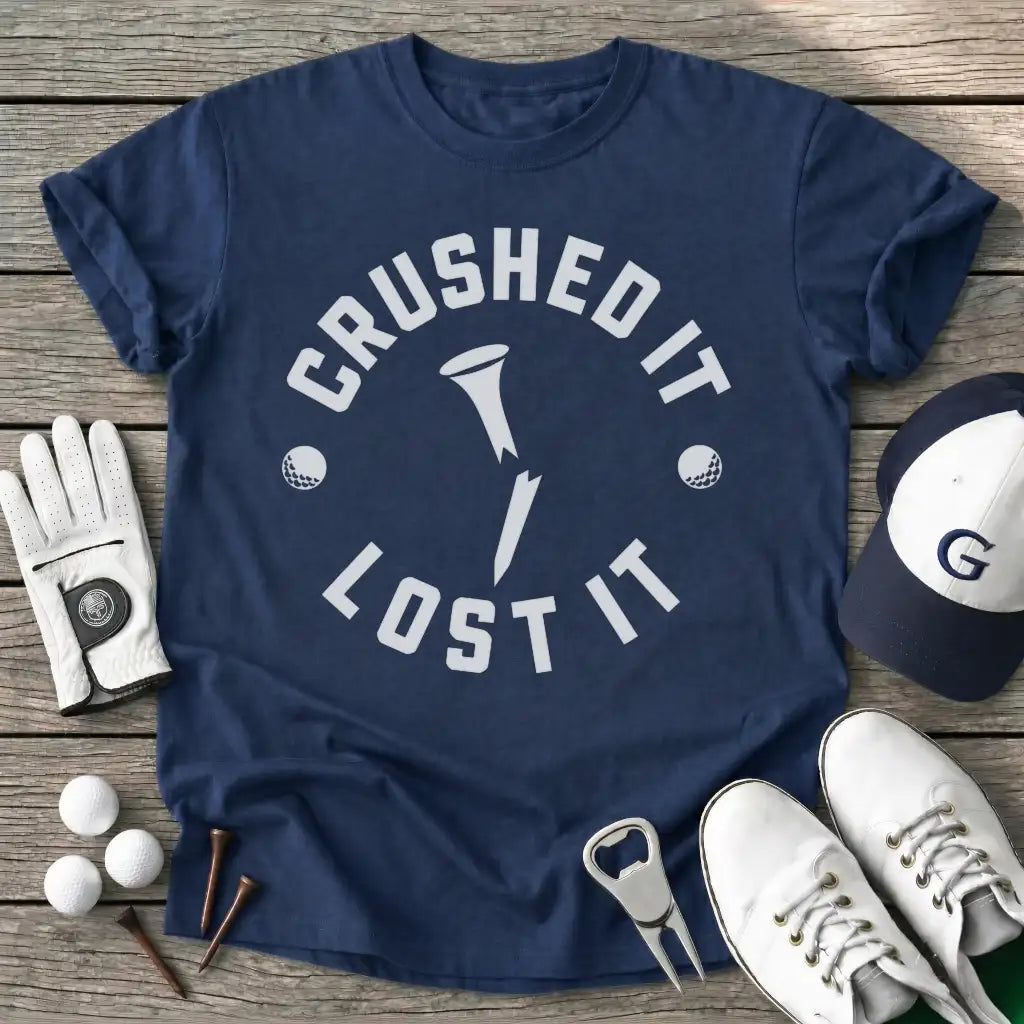 Navy / S Crushed Lost T-Shirt