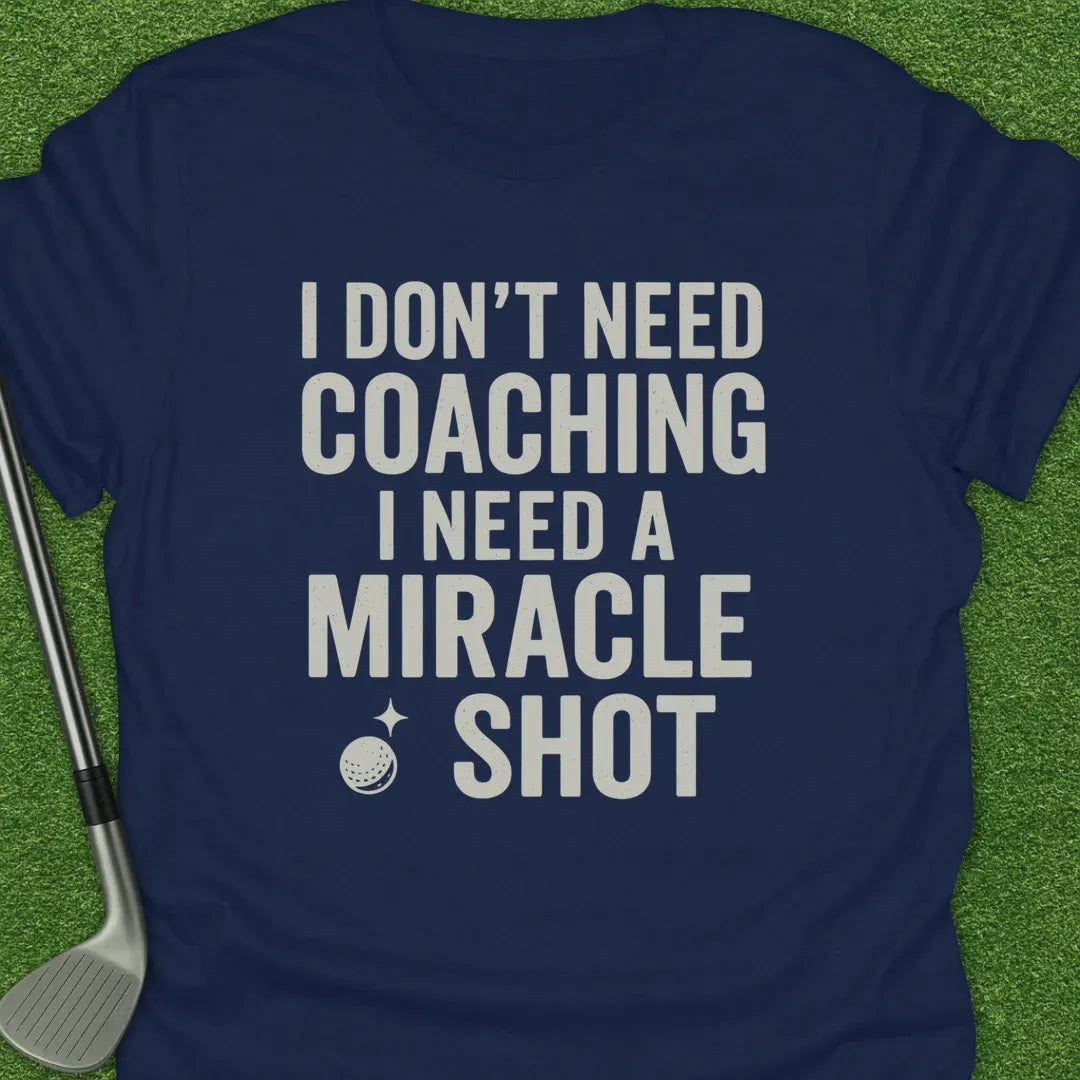 Navy / S Dont Need Coaching T-Shirt