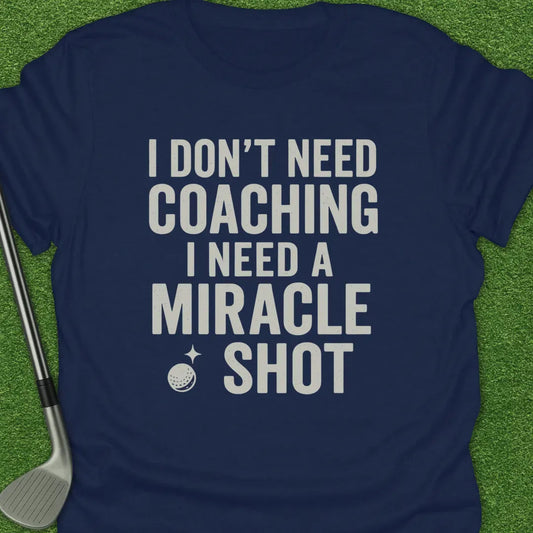 Navy / S Dont Need Coaching T-Shirt