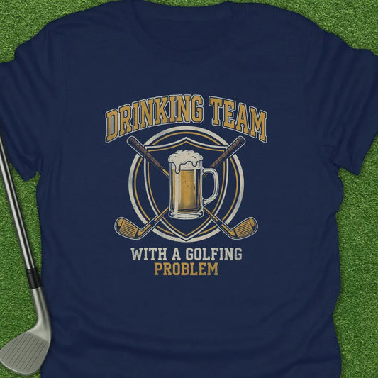 Navy / S Drinking Team With T-Shirt