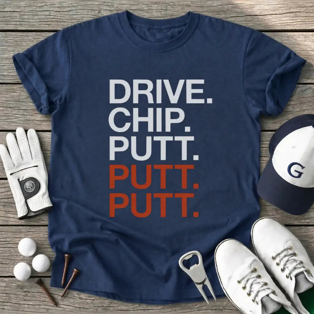 Navy / S Drive Chip Putt T-Shirt
