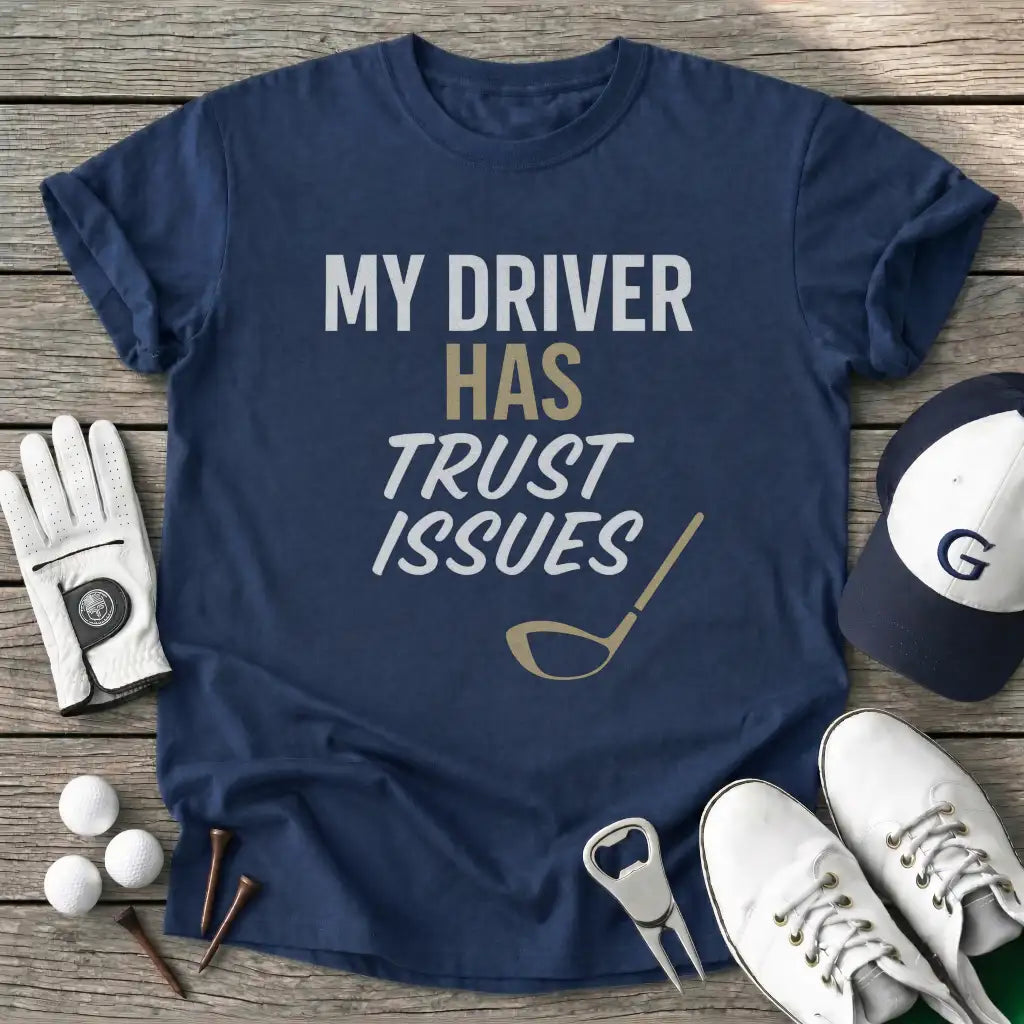 Navy / S Driver Has Trust T-Shirt