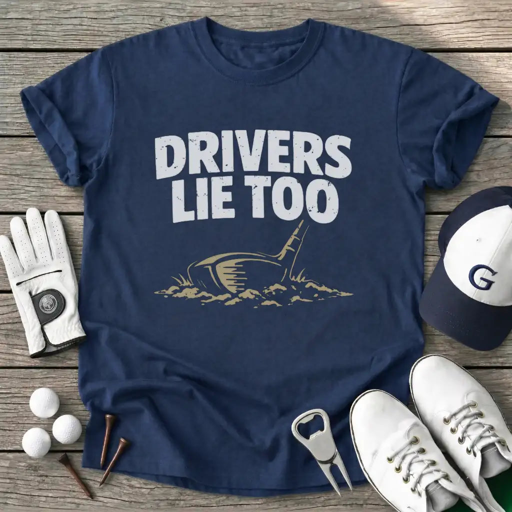Navy / S Drivers Lie Too T-Shirt