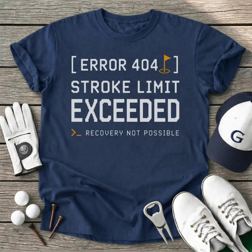 Error Stroke Limit T-Shirt in Navy