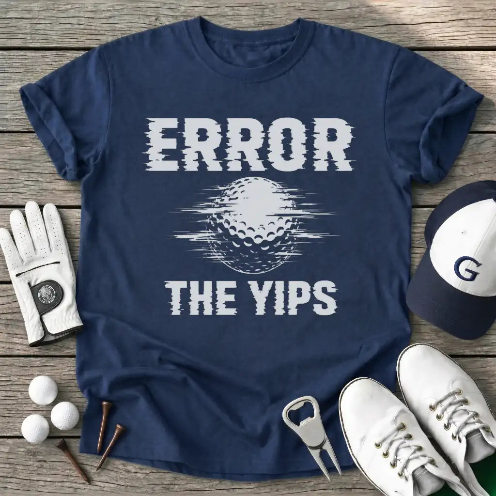 Navy / S Error The Yips T-Shirt