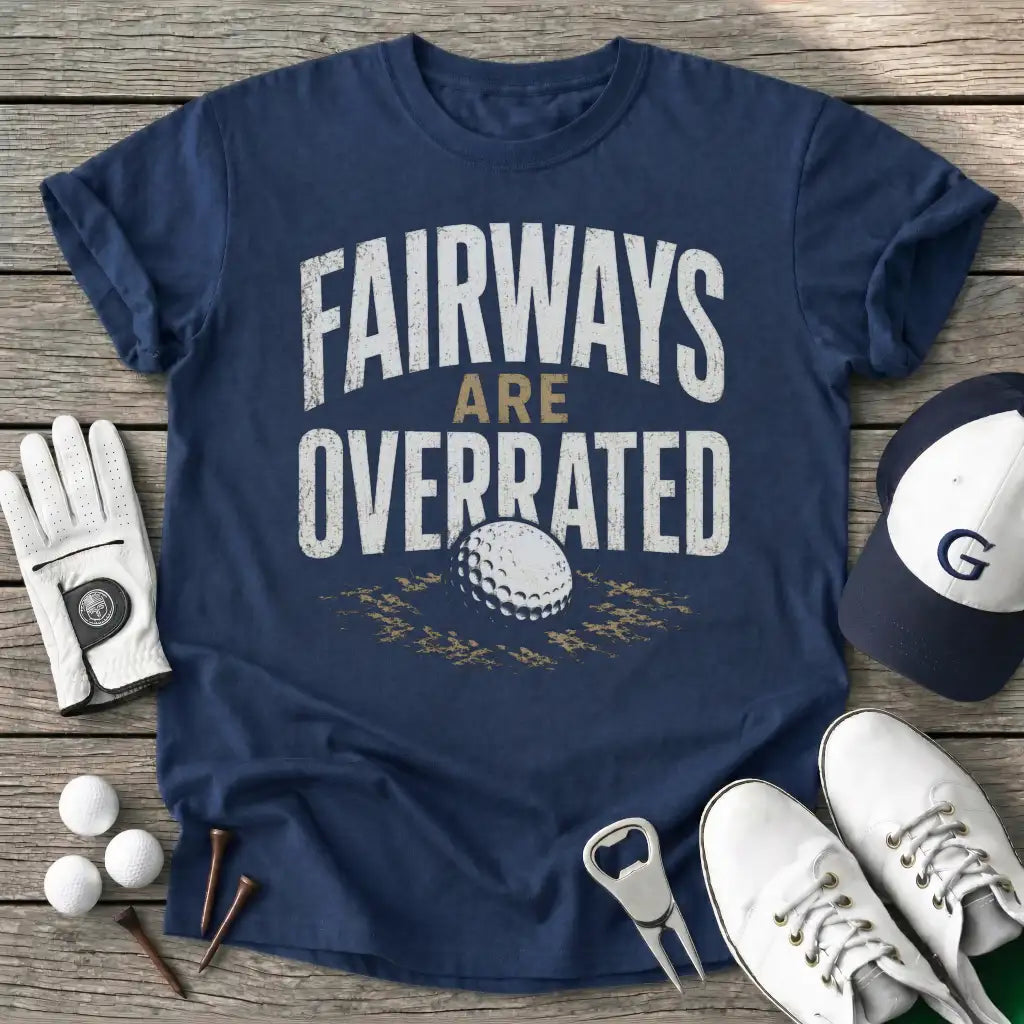 Navy / S Fairways Are T-Shirt