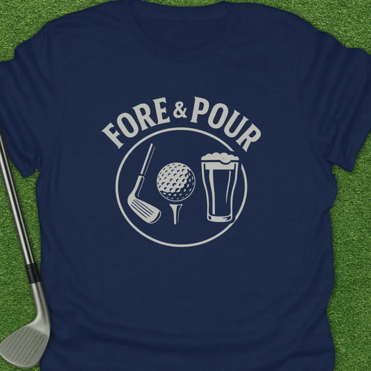 Navy / S Fore Pour T-Shirt
