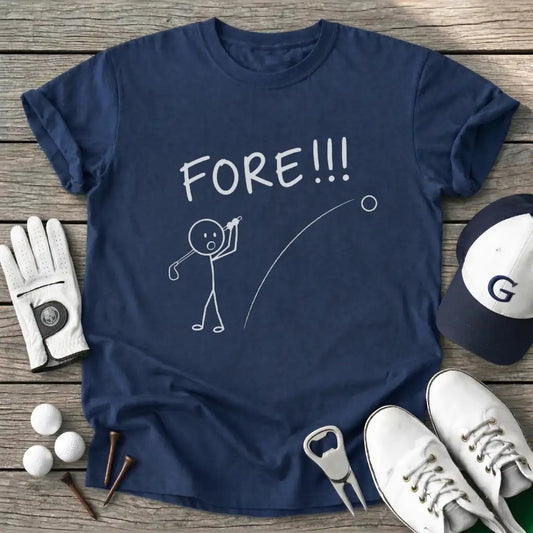 Fore T-Shirt in Navy