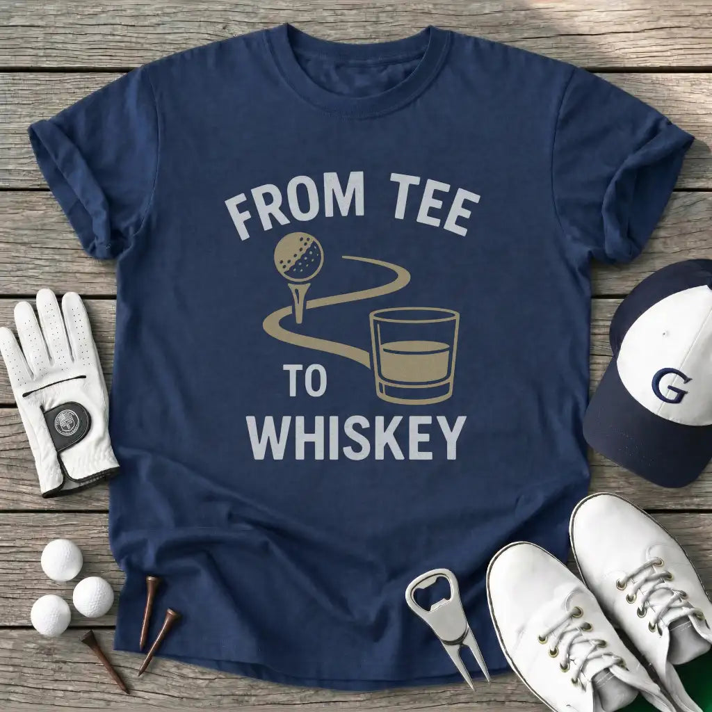 Navy / S From Tee Whiskey T-Shirt