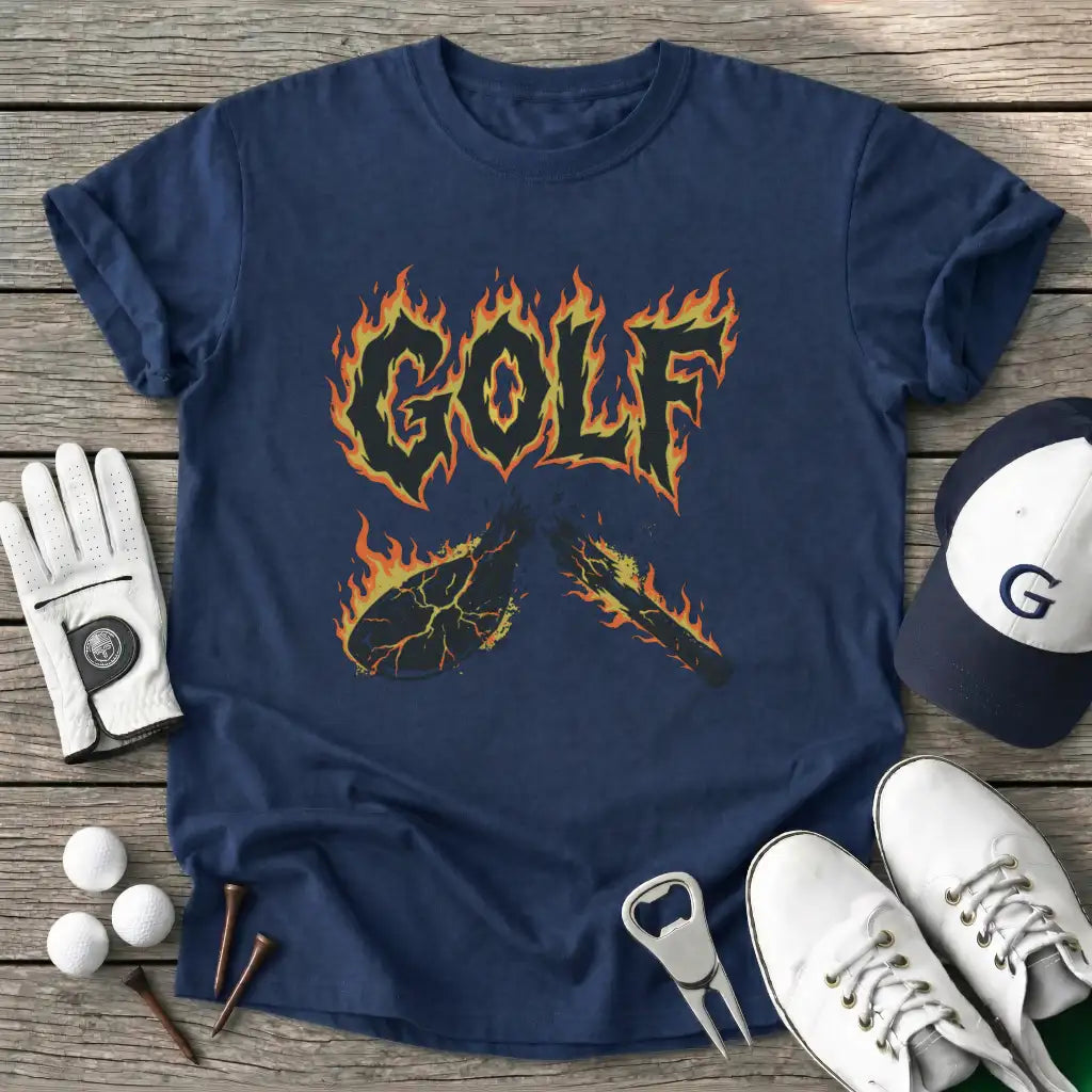 Navy / S Golf Fire T-Shirt