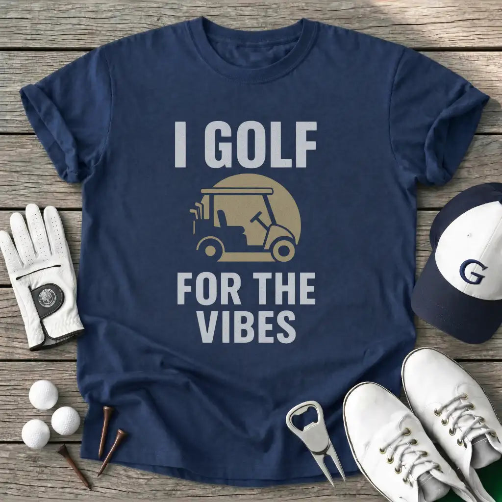 Navy / S Golf For The Vibes T-Shirt