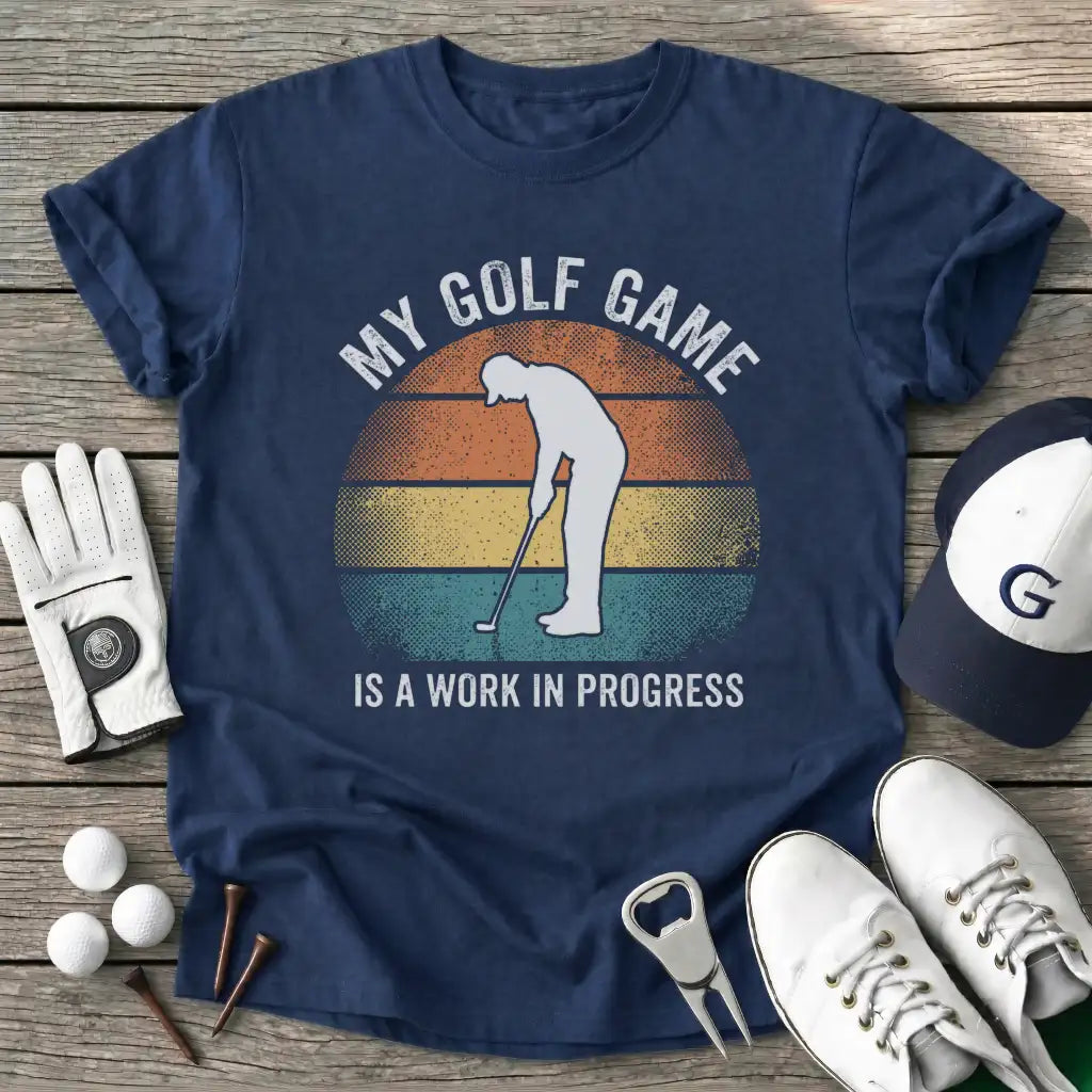 Navy / S Golf Game Work T-Shirt