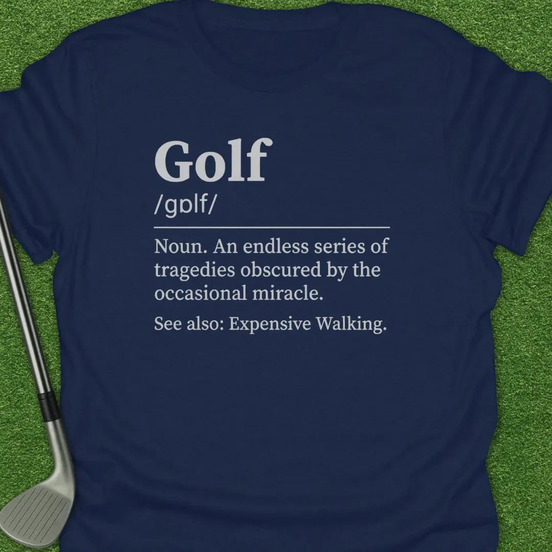 Navy / S Golf Glf Noun T-Shirt