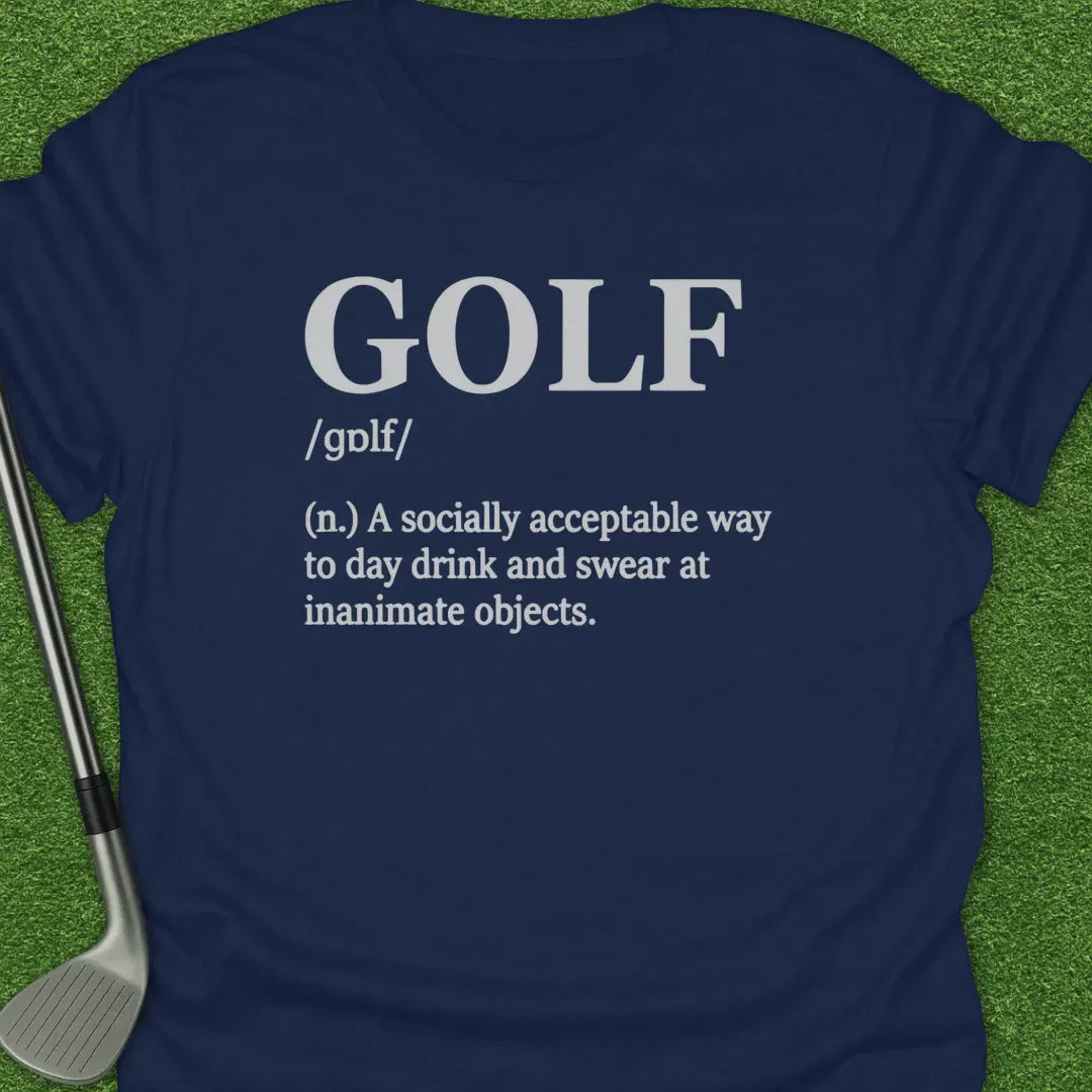 Navy / S Golf Glf Socially T-Shirt