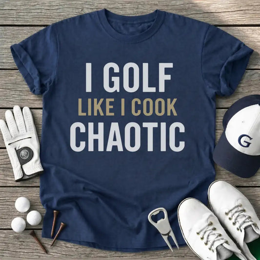 Golf Like Cook T-Shirt in Navy