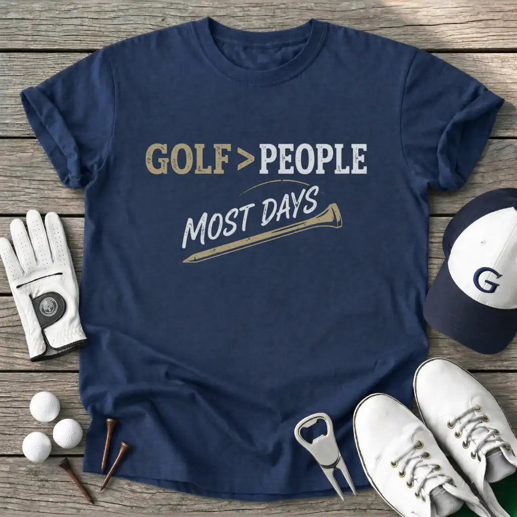 Navy / S Golf People Most T-Shirt